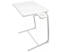 Folding Table Buddy Adjustable Laptop Dinner Desk With Cup Holder