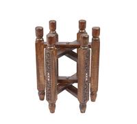 Folding Table Frame Brown Tea Table Frame