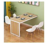 Folding Table HUA Wall-mounted Folding Drop Leaf Table Kitchen Table Multi-function Home Desk Telescopic Invisible Wall Table9 Sizes 4 Colors (Color : Style1 Size : 80x60x75cm)