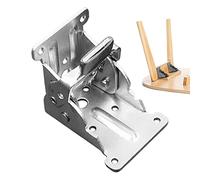 Folding Table Leg Brackets - Folding -Locking Stand | Stainless Steel Folding Stand with Spring Lock Structure for , Workbench