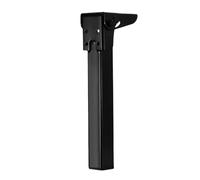 Folding Table Legs - Adjustable Replacement Furniture Parts, Black Metal Support, Heavy Duty Locking Hinges, DIY Desk Kit, Laptop Stand Extension, Portable Workbench Hardware, Steel Post