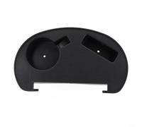 Folding Table Side Table Clip On Drink Holder with Phone Slots - Lightweight Portable Snack Tray for Camping Chairs Beach Picnic Black Yellow 28x18cm(black)