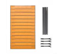 Folding Table Top Trolley for Outdoor Dining and Camping with Height Adjustment and Compact Fold for Storage (Yellow)