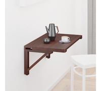Folding Table Wall Mounted Dining Room Drop-Leaf Flip Desk Wood Space-Saving