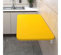Folding Table - Wall Mounted Drop Leaf Desk for Small Spaces - Space-Saving Laundry & Dining Solution - Fold Down Floating Design