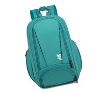 Folding Tennis Backpack Badminton 2-Rackets Tennis Handbag with Separate Shoe Pouches Large Capacity Bag Professional Backpack with Separate Shoe Pouch