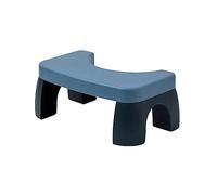 Folding Toilet Stool for Better Sitting Portable Plastic Bathroom Stool for Defecation Enhancing Comfort and Support (Blue)