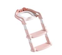 Folding Toilet Training Seat Step Stool for Kids Soft/Hard Pad Ladder Nonslip Treads Grip 50kg Load Capacity Foldable with Handle