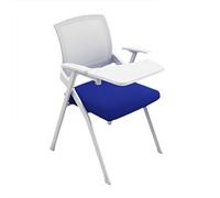 Folding Training Chair with Writing Pad, Portable Mesh Conference Room Chair for Office, Classroom & Meetings, Comfortable Seating Solution