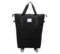 Folding Travel Bag - Carry Duffel Bag Travel Bag with Wheels,Expandable Carry Luggage, Large Capacity Duffel Bag Suitcase for Wife, Parents