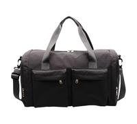 Folding Travel Bag - Packable Duffle Bag For Travel | Expandable Portable Luggage Tote, Lightweight Waterproof Carry-on Bag, Fold-flat Compact Design, Multiple Compartments, Shoulder Strap & Handle, I