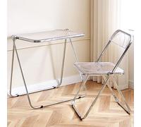 Folding Tray Table and Chair Set - Portable Foldable Desk for Multi-Room and Outdoor Use