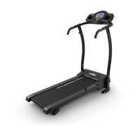 Folding Treadmill Running Cardio Machine 1.5 HP 12 km/h Heart Rate Monitor Black