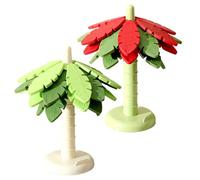 Folding Tree Trivet: Table Kitchen Utensil Protector, Heat Resistant Silicone, Non-Slip Mats, Hot Plate Accessory for Dining Counter | Set Of