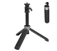 Folding Tripod Selfie Stick Extension Rod with Anti-Slip Handle, Sturdy and Durable, Portable and Practical for Action Cameras