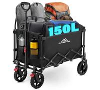 Heavy Duty Folding Hand Cart Garden Wagon Trolley Festival Camping Beach