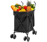 Folding Trolley Cart with Wheels Lightweight Design for Easy Ideal for Carrying Crates Boo rden Supplies Perfect for Colle Outdoor Activities Camping Shopping