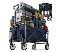 Folding trolley Transport trolley Hand trolley Garden Beach 100 kg