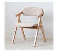 Folding Upholstered Dining Chairs with Padded Seat & Armrests Stackable Accent Chairs for Kitchen Cream Color SpaceSaving Extra Seating Solut