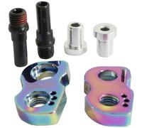 Folding V Brake Adapter, 22mm Brake Post Extender with 10mm Mounting Hole Converter for 406 to 451 Wheel Upgrade, 14 to 16 Inch and 16 to 18 Inch Conversion, Aluminium Alloy(Colorful)