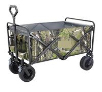 Folding Wagon Outdoor Folding Utility Wagon Garden Trolley Folding Push Cart With Brake Portable Rolling Beach Outdoor Cart Beach Cart