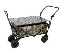 Folding Wagon Outdoor Folding Utility Wagon With Table Folding Wagon Cart Utility Garden Trolley Rolling Shopping Trolley Beach Cart(C)