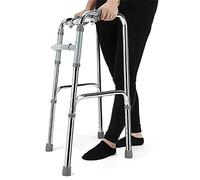 Folding Walker for Seniors - Adult Walker,Ultra Narrow Walking e Adjustable Height Lightweight Aluminium Medical Walking Mobility Aid for Seniors Disabled