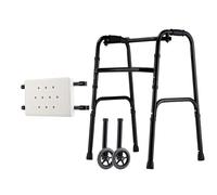 Folding Walking e with 2 Wheels, 8-Level Height Adjustable,Folding Standard,Wheeled Walking e Lightweight Folding s for Seniors, Adults