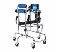 Folding Walking Frame, Walker Children Rehabilitation Standing Frame Height Adjustable Standing Frame with Cushion for Toddlers Kids Teens with Special Needs (90130cm)