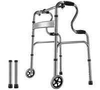 Folding Walking Frame with Adjustable Height for Rehabilitation and Mobility Support