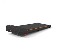 Folding Walking Pad Treadmill Under Desk 1-6KM/H Incline Adjustable Silent Compact LED Display Remote Control Easy Storage for Home Office Running Jogging with Transport Wheels (Black)