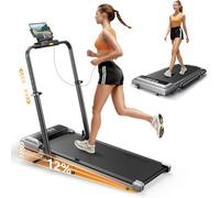 Folding Walking Pad with Incline and Adjustable Hight for Home Exercise