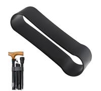 Folding Walking Stick Holder Clip Crutch Accessories Plastic Holder Clip Fits Most Folding Sticks Crutch Binding Rope Fixing Clip Binding Durable and Convenient Ring Binding for Foldable Trekking Pole