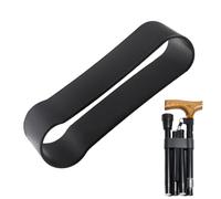 Folding Walking Stick Holder Clip Crutch Accsessories Plastic Holder Clip Fits Most Folding Sticks Crutch Binding Rope Fixing Clips Binding Durable and Convenient Ring Bind for Foldable Trekking Pole