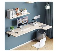 Folding Wall Mounted Desk for Small Spaces Compact and Foldable 39 x 24 x 16 in Space Saving Floating Table Ideal for Home Office Study and Apartments