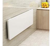 Folding Wall-Mounted Drop-Leaf Table - Compact Kitchen & Workbench Heavy Duty White Computer Desk Space-Saving Design 40x30cm (16x12in) for Small Spaces