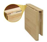 Folding Wall Mounted Drop Leaf Table, Space Saving Hanging Computer Desk, Multi-Purpose Kitchen Workbench for Small Spaces, Home Office, Dining Room