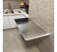 Folding Wall-Mounted Drop-Leaf Table - Space-Saving Solution for Laundry Room, Bar, Home, or Office