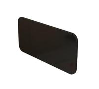 Folding Wall Mounted Laundry Storage Shelf Compact Space Saving Table for Food Trucks Restaurants and Rooms Black 60x40cm