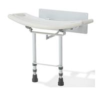 Folding Wall Mounted Shower Seat with Adjustable Legs and shower head holder ECSS05WA