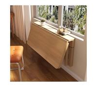 Folding Wall-Mounted Table Extendable Solid Wood Dining & Coffee Desk Space-Saving Wall Table (Size: 40x100cm/16x39in) - Perfect for Small Spaces & Modern Homes