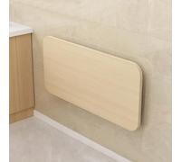 Folding Wall Mounted Table, Foldable Desk for Small Spaces, Multipurpose Wood Table for Home Office, Laundry Room, Study Workbench, Space-Saving Design