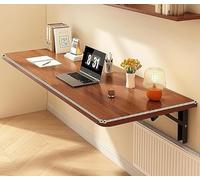 Folding Wall Mounted Table, Space Saving Drop Down Desk for Study, Work, Bedroom, Kitchen - Versatile Foldable Shelf for Living Room (80cm x 30cm)