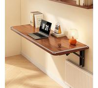 Folding Wall Mounted Table - Space Saving Drop Down Shelf for Study Kitchen Bedroom Living Room - Cact Versatile Easy to Install Folding Table