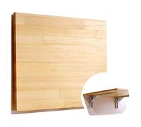 Folding Wall Mounted Wooden Dining Table Sturdy Kitchen Workbench/Laptop Desk Ideal Space Saving Solution for Home & Restaurant Use