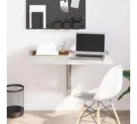 Vidaxl Folding Wall Table Concrete Grey 100X60X56 Cm Engineered Wood