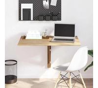 Folding Wall Table Office Bedroom Computer Writing Desk Engineered Wood vidaXL
