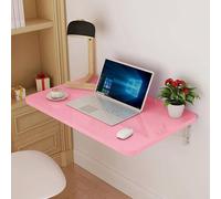 Folding Wall Table Sturdy Wooden Laundry & Kitchen DeskFloating Table Compact Design- Perfect for Small Space-Saving Dining, Room, Study, Bar,Computer Workstation