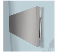 Folding WallMounted DropLeaf Table Sturdy 304 Stainless Steel 0.8mm Thick Brushed Surface SpaceSaving Design Silver Finish 120x30cmPerfect for Small Spaces
