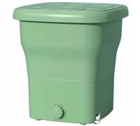 Folding Washing Machine, Top Cover Design, Easy To Operate, Impeller Cleaning, Suitable for Travel, Business Trips, Etc. (green)